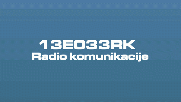 13E033RK – Rezultati I kolokvijuma iz Radio komunikacija